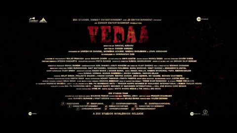 Vedaa - Official trailer - Jhon Abraham , Abeshek B