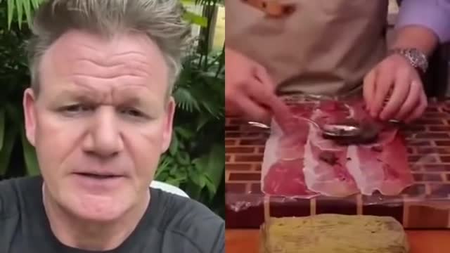 Gordon Rasay like the food he react cooking