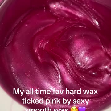 Melting Sexy Smooth Tickled Pink Hard Wax by @purplesunfloweresthetics