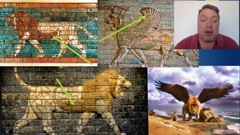 Vision of 4 beasts (Babylon, Medo-Persia, Greece & Rome) - Daniel 7: 1-10