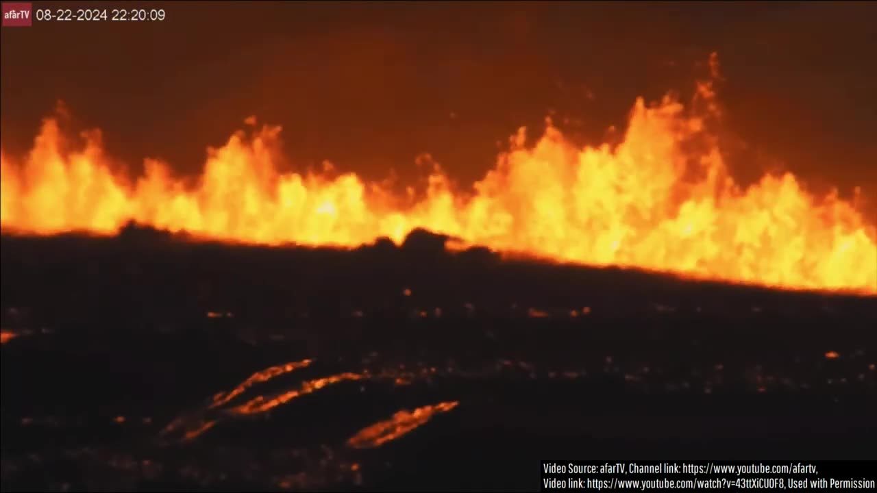 Iceland Volcano Eruption Update; Large Eruption Begins, Lava Flowing Towards Blue Lagoon