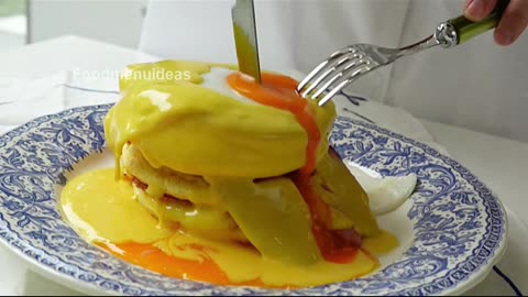 Bacon Egg Pancake #asmr #cooking #foodmenuideas24