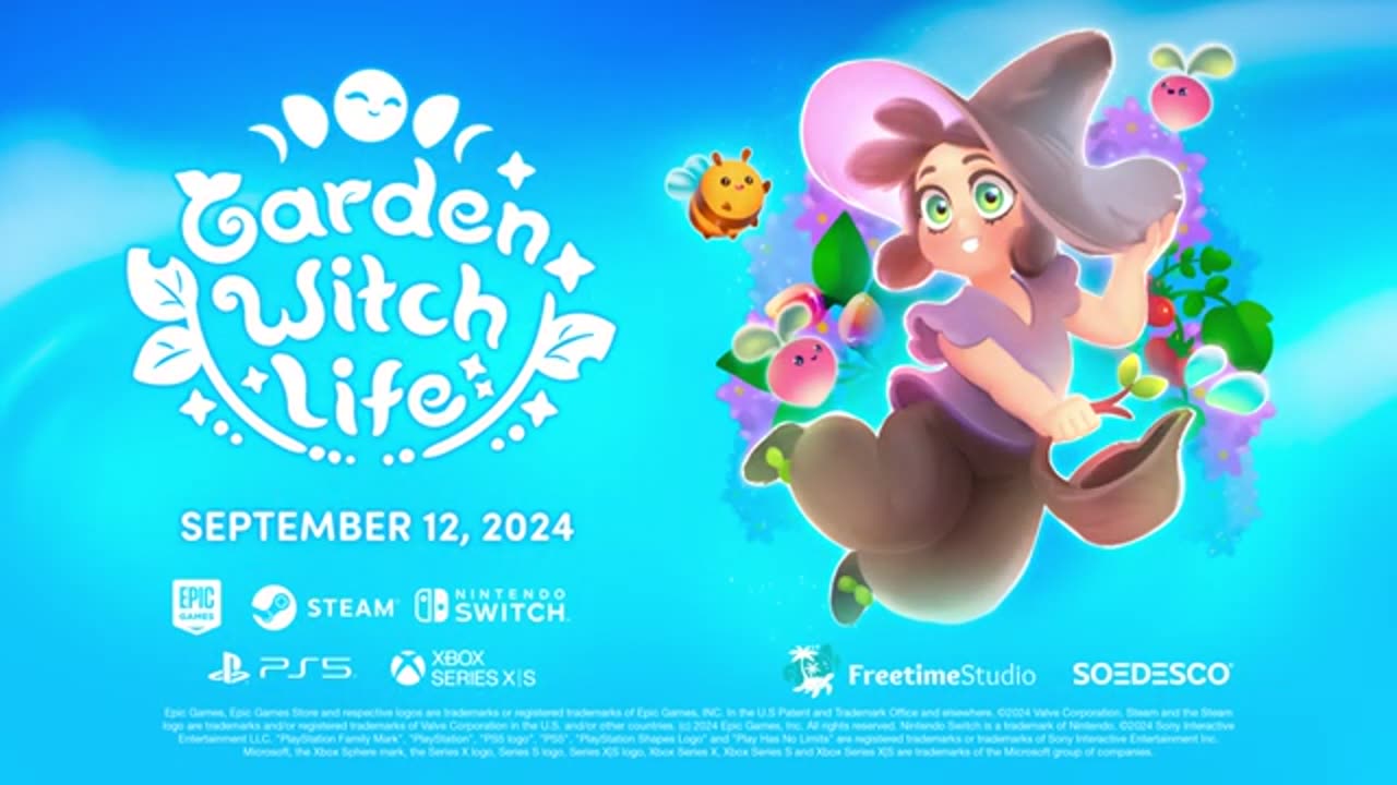 Garden Witch Life - Official Gameplay Release Date Trailer