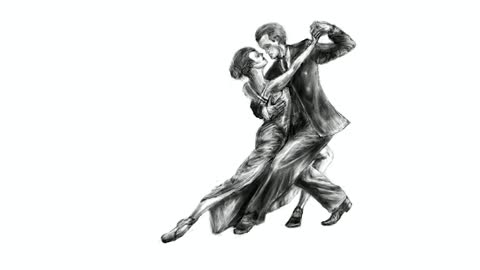 Argentine Tango time-lapse art (No. 318)