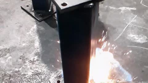 Super slow motion flame welding