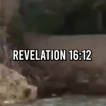 The Euphrates River Drying Up Before and After Proof