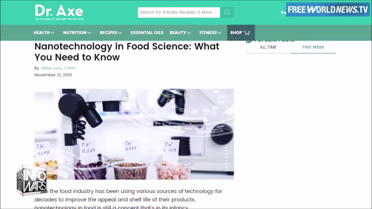 BREAKING : Alex Jones & David Icke EXPOSE NANOTECH In FOOD & VACCINES!