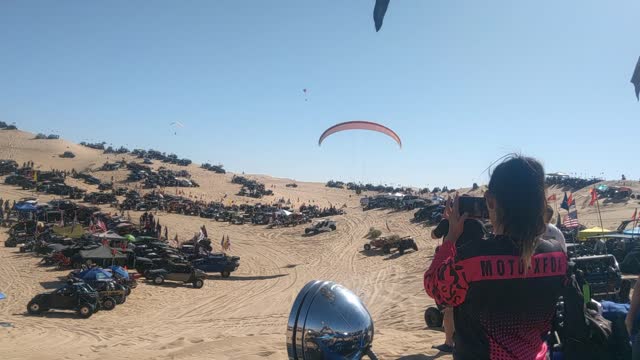 Parasail Landing Glamis Veteran's Day 2020