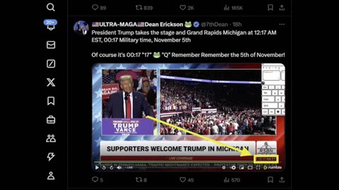 11/5/24 The SILENT MAJORITY Will Be Heard..Massive ELON Comms..ROGAN Endorses TRUMP..Legal Victories