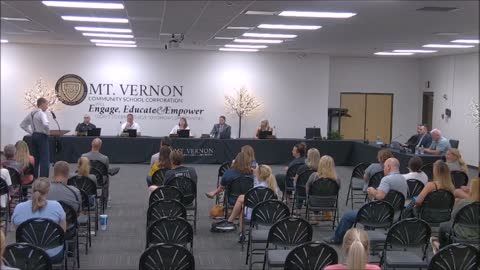 Mount Vernon school board meeting.