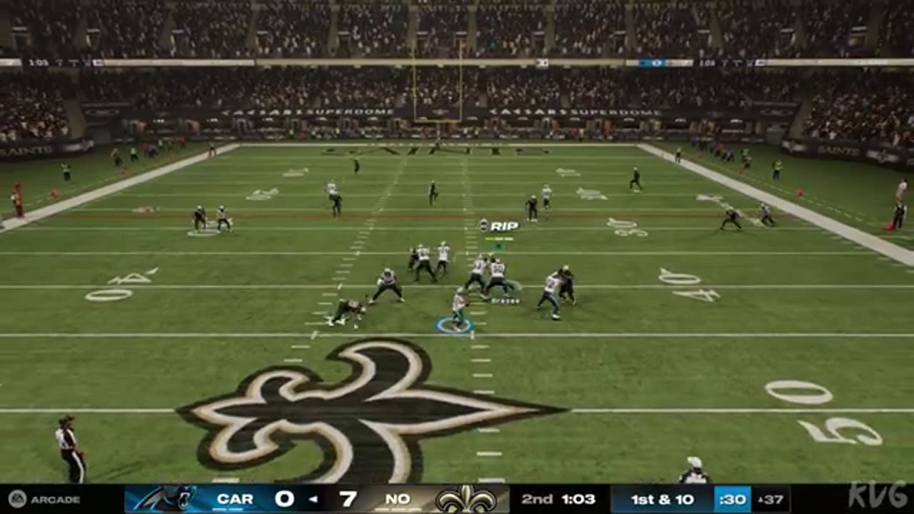 Madden NFL 25 - Carolina Panthers vs New Orleans Saints - Gameplay (PS5 UHD) [4K60FPS]