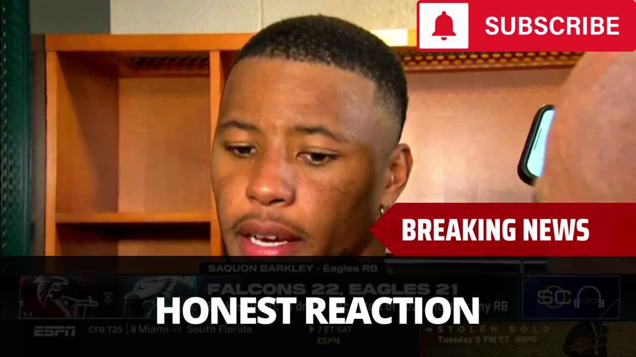 Saquon Barkley Speaks On Key Drop