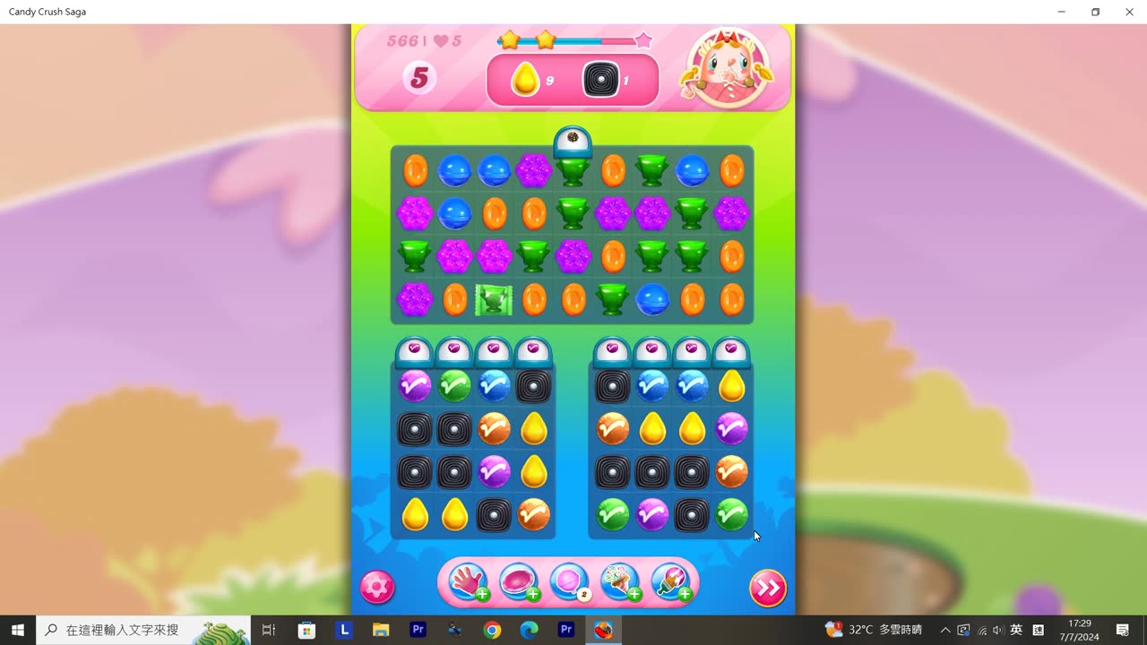 Candy Crush Saga Record (Level 566)