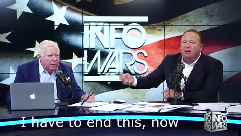 Alex Jones interrupts Jerome Corsi until he strikes back