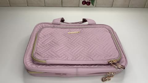 BAGSMART Toiletry Bag Hanging Travel Makeup Organizer