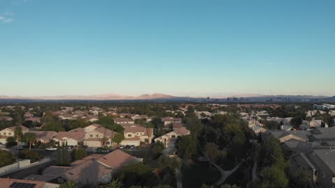 Evening walk at Summerlin Trails