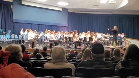 Trevor's 6th grade first band concert