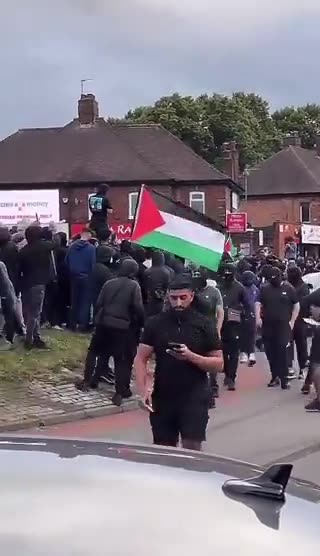 Thousands of invaders swarming the streets of Birmingham England