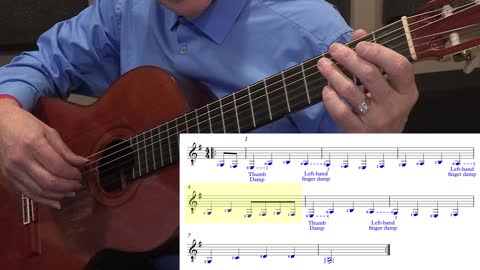 Video #69: Sing the bass voice while playing the upper voice, Bourrée (J.S. Bach), m1-8