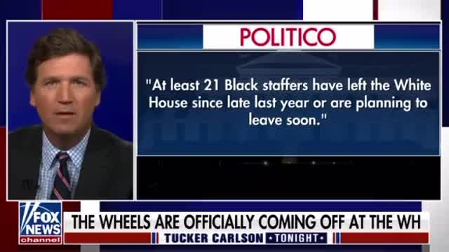 Tucker SLAMS Biden As Staffers Leave In Droves