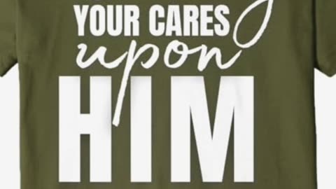 Casting Your Cares Upon Him #Shorts | Premium T-Shirt @ Amazon