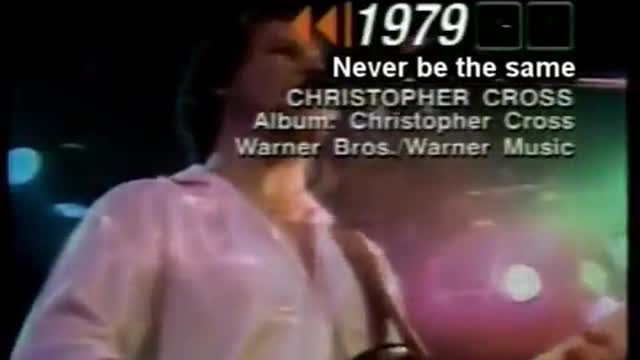 Christopher Cross never be the same 1979