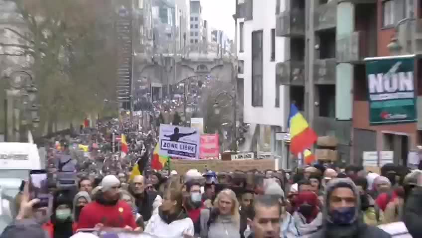 Protest In Brussels