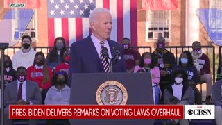Biden: "The Bible teaches us to feed the hungry and give water to the thirsty. The new Georgia law actually makes it illegal."