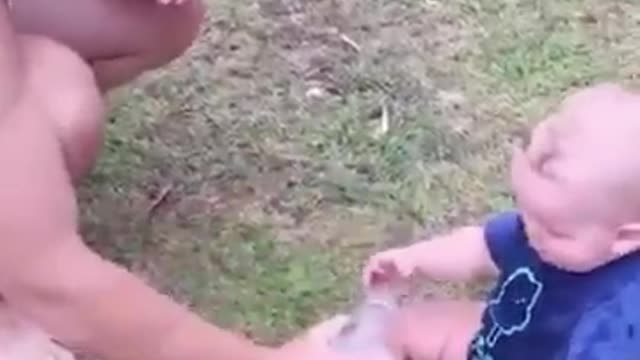 Funny Baby Videos playing # Short