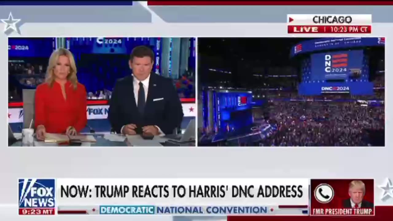 President Trump Reacts To Kamala Harris's DNC Address