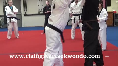 Teaching Taekwondo High Block