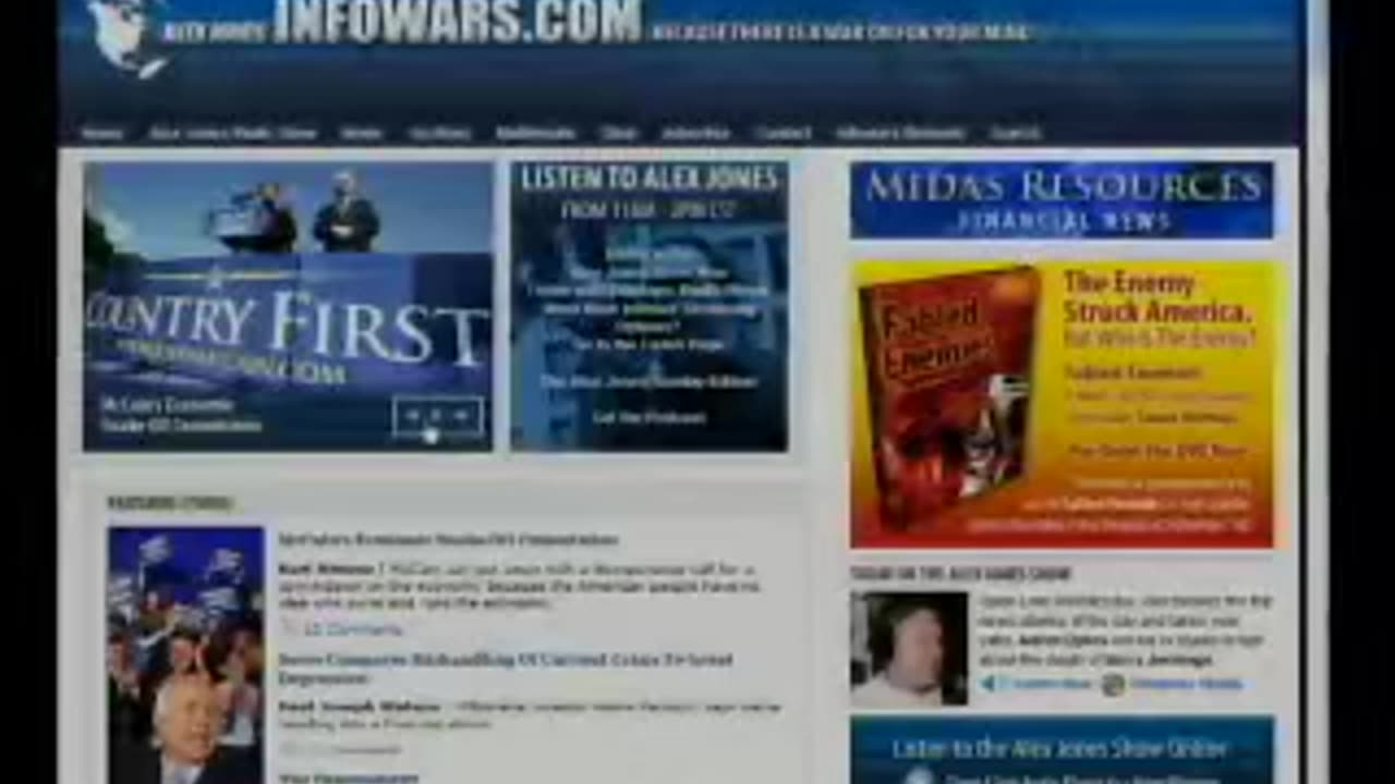 Alex Jones Show 9-17-2008