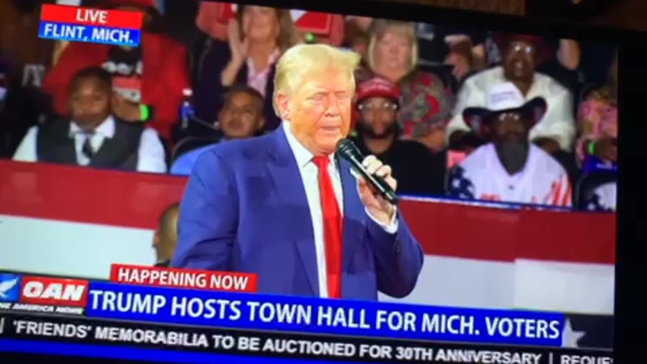 OAN trump holds town hall for Michigan voters Tuesday 08:02 PM