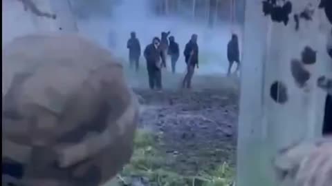 Belarus Defending Border From Illegal Immigrants