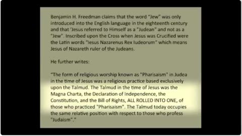 CREATION OF THE ISRAEL NATION EXPOSED PROF WALTER VEITH