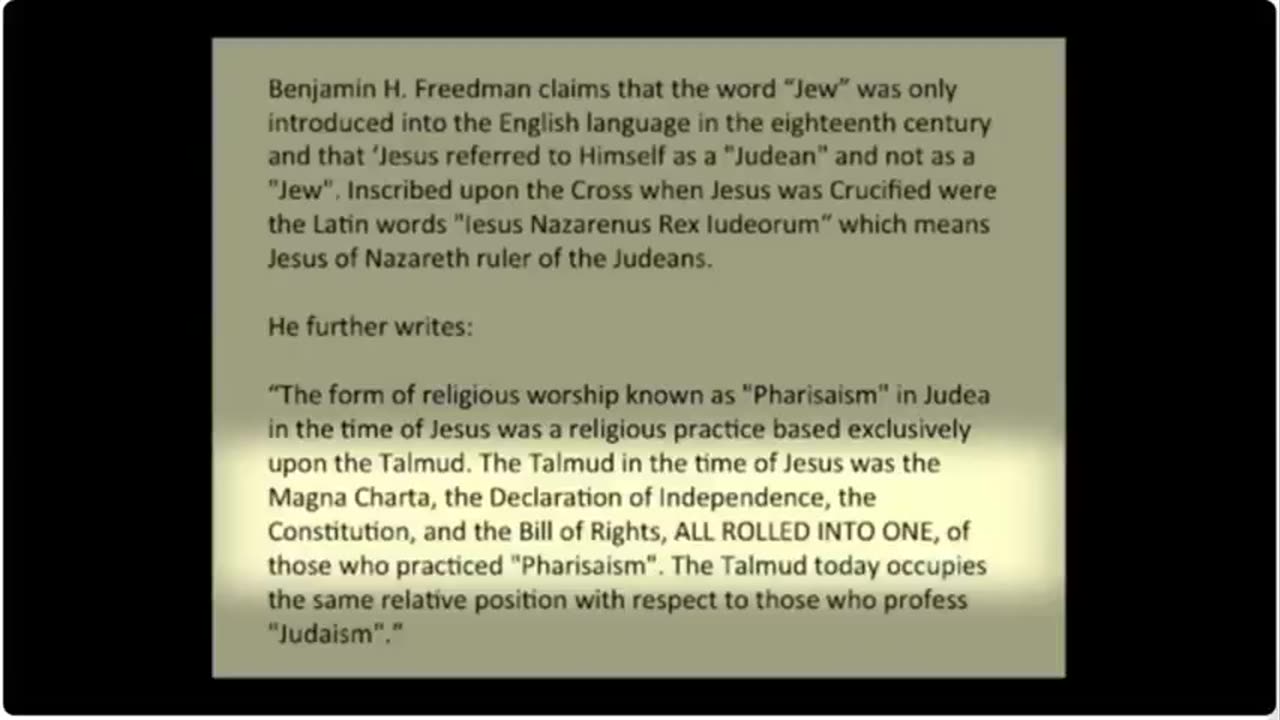 CREATION OF THE ISRAEL NATION EXPOSED PROF WALTER VEITH