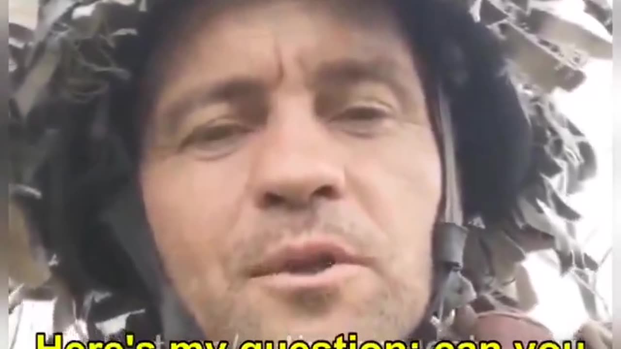 The video simply asks, soldier to soldier, what are you actually fighting for?