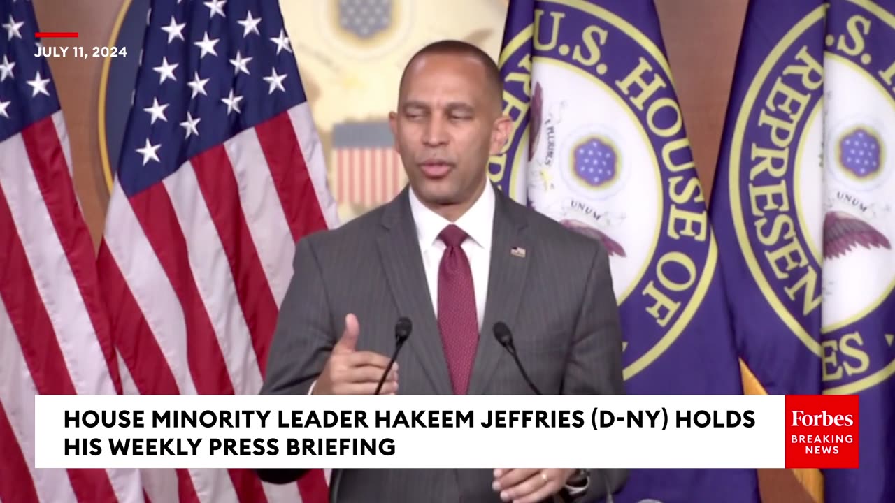 BREAKING- Hakeem Jeffries Reveals Democrats Have Had 'Candid' Conversations About Biden's Chances