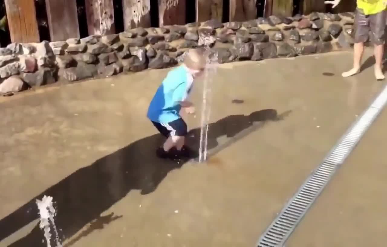 Kid and Fountain