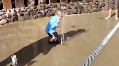 Kid and Fountain