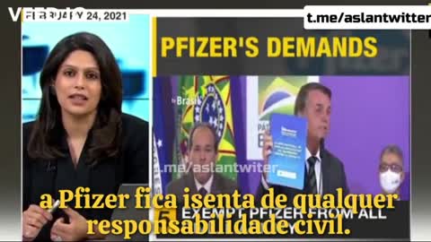 BRAZIL, E OUTROS PAISES VENDERAM-SE Á PHIZER