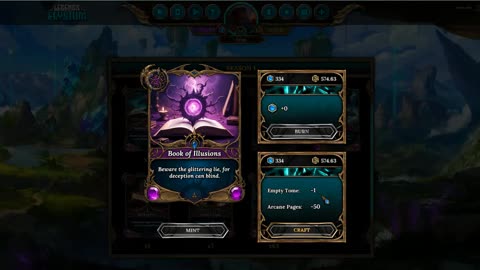 Legends of Elysium - Crafting book (Book of Illusions)