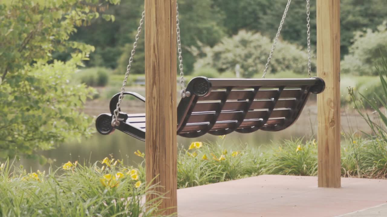 Rocking chair in the park