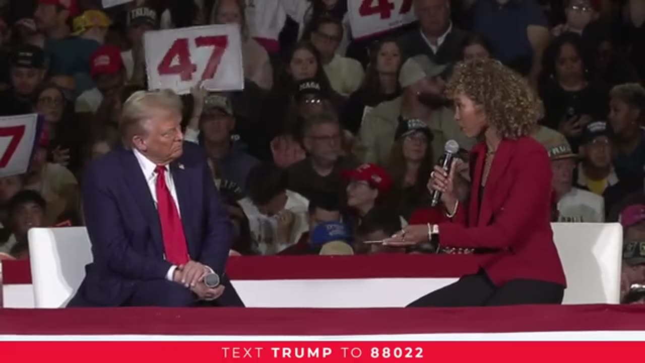 Donald Trump Sage Steele Townhall Lancaster Pennsylvania 10/20/24