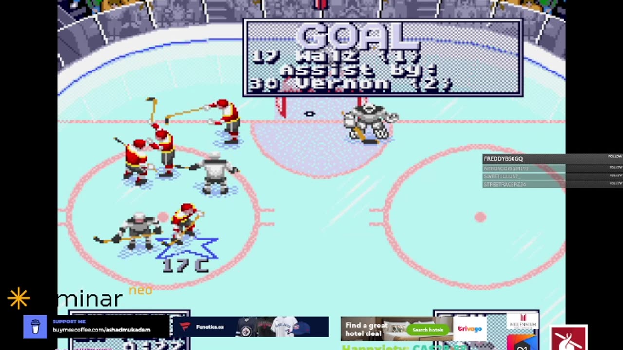 NHL 95 - June 26, 2024 Gameplay