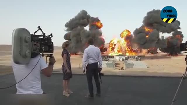 Turns Out This Is A Crazy Explosion Used In Action Action Movies, Check If You Don't Believe It!