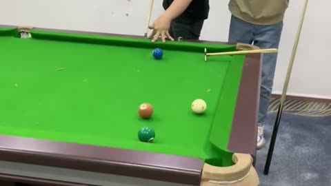 Funny Video Billiards million views Chinese billiard