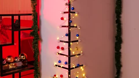 Simple and stylish DIY corner Christmas tree.hd