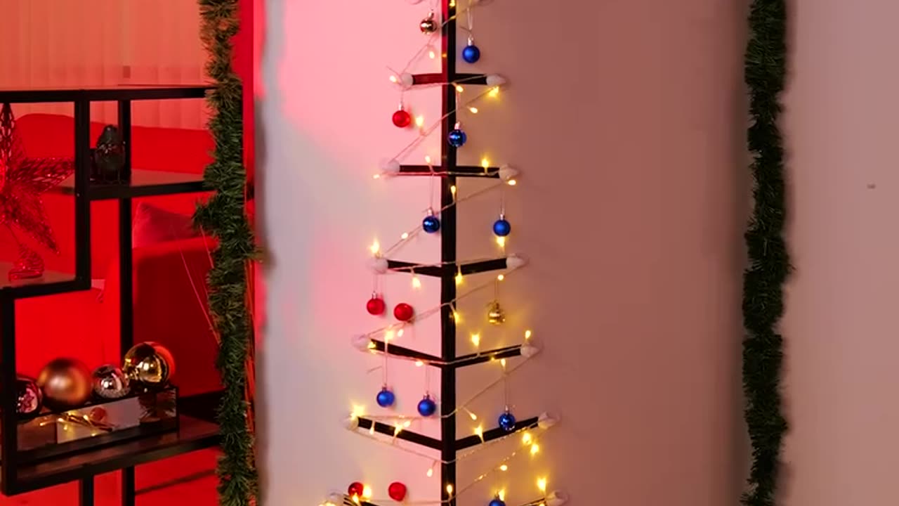 Simple and stylish DIY corner Christmas tree.hd