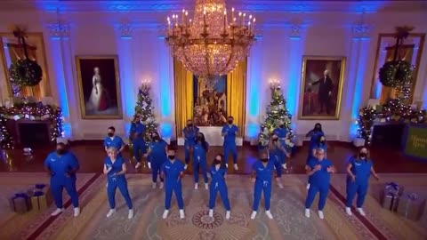 White House Invites Nurses to Sing And Dance